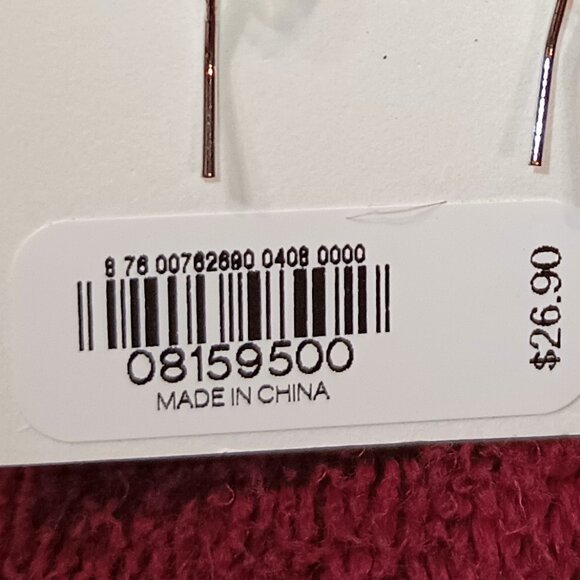 NEW Express Silver Cubic Zirconia Halo Teardrop Earrings - Picture 3 of 6